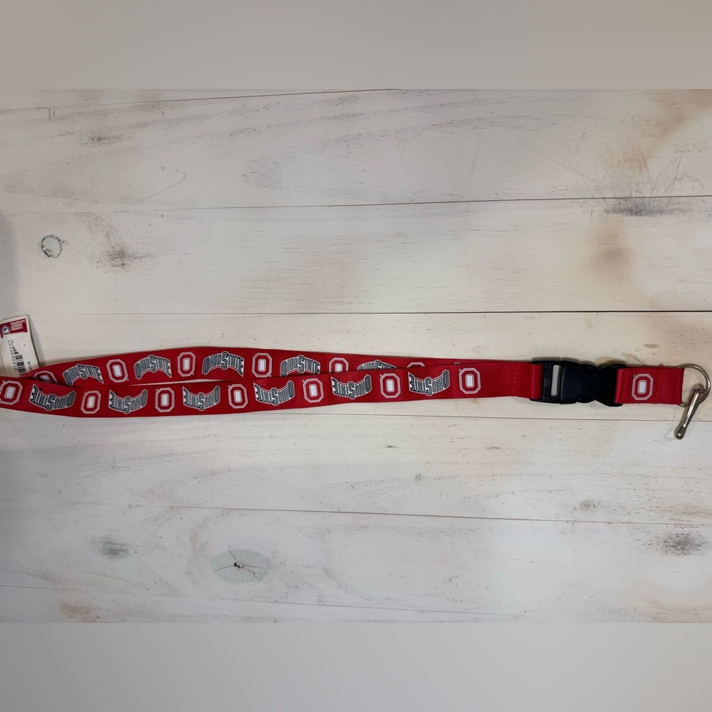 NWT Ohio State Buckeyes Neutral Lanyard
